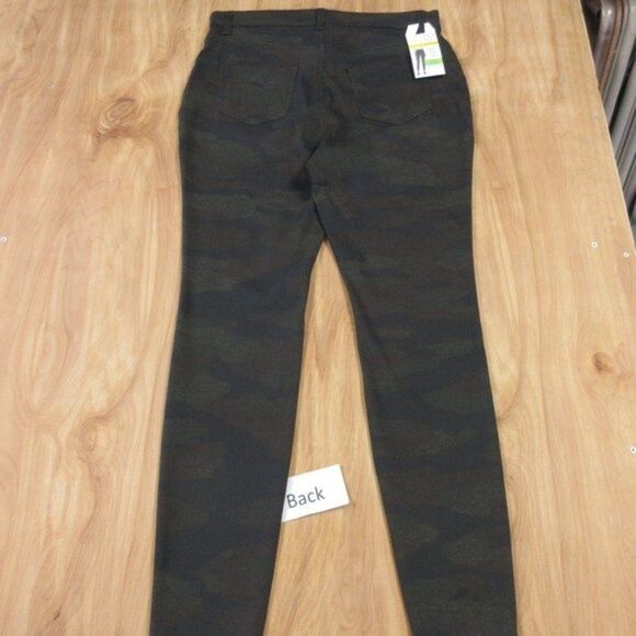 TIME AND TRU Hi Rise PULL ON‎ Camouflage Jeggings Sz L (12-14) Camo Leggings NWT - Picture 7 of 12